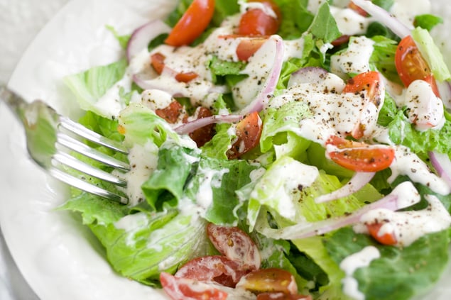 Formulate low fat ranch dressing