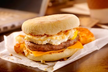 Meat Alternative Breakfast Sandwich