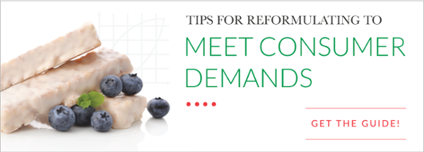 Tips for Reformulating to Meet Consumer Demands